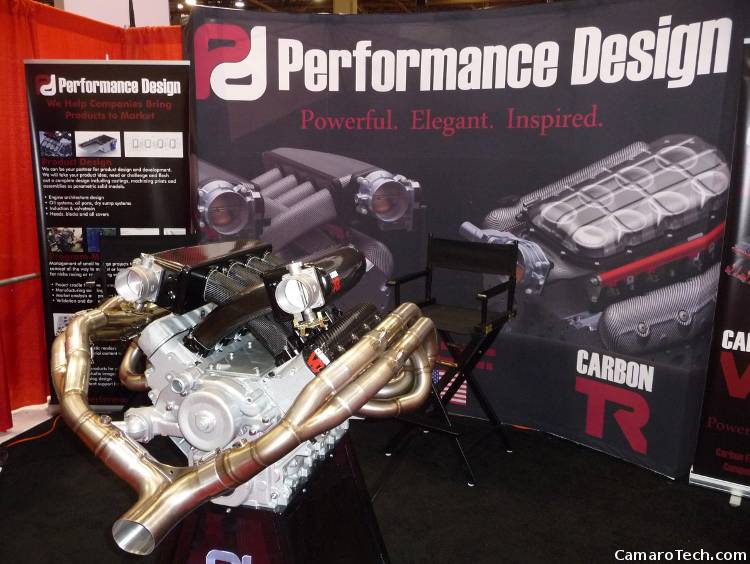 Performance Design Carbon fiber intake for an LS series motor